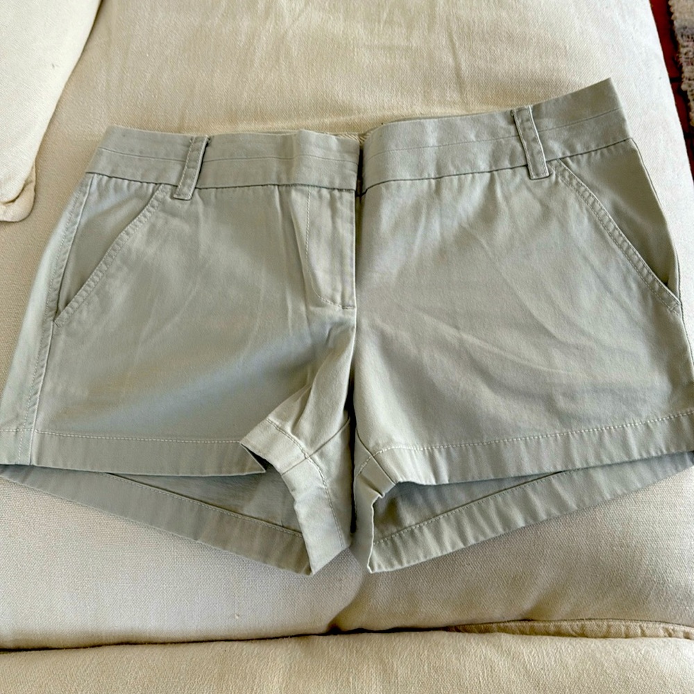 J Crew khaki chino 3 inch shorts